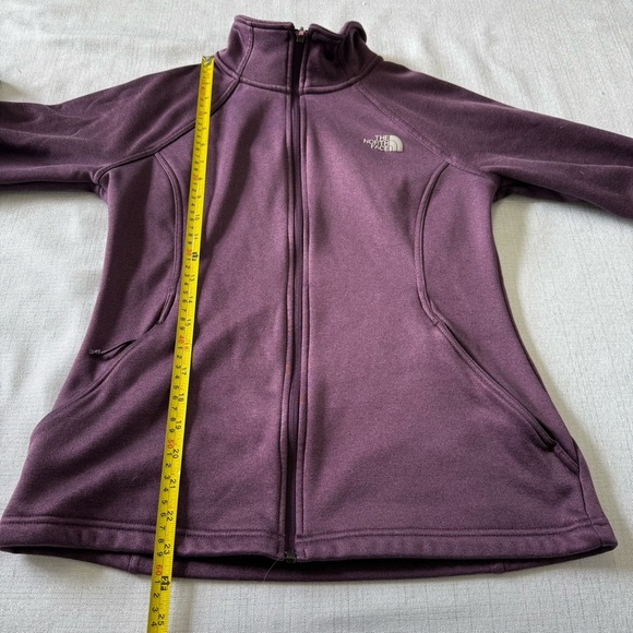 The North Face Women's Chest Logo Purple Zip Up Jacket Size M - Picture 5 of 11